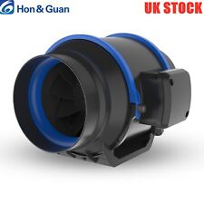 Hon&Guan 4" 6" Silent Fan Extractor Duct Hydroponic Inline Exhaust Industrial