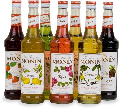 Monin coffee syrups 1 - -,