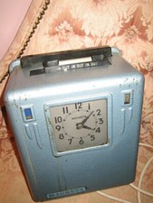 Vintage Magneta Clocking In Clock - Clock is in Working Order 