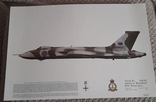 Squadron print vulcan xm - print, b.2