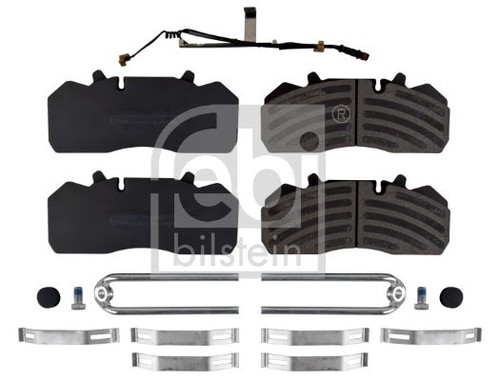 Febi 171243 brake pad set - brake,