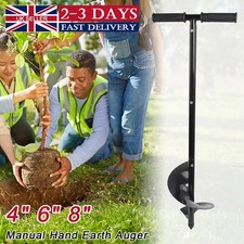 4" 6" 8" Manual Hand Earth