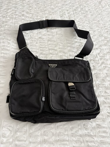 Prada cargo messenger bag with - messenger,