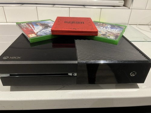 Black xbox one gaming console - xbox,