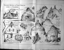 Old East Anglia Gables Broadland Malting Ranworth Architecture 1906 B 20th