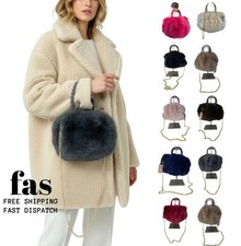 Women Faux Fur Shoulder Bag