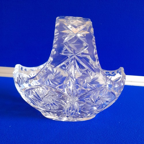Bohemian crystal basket - bohemian,