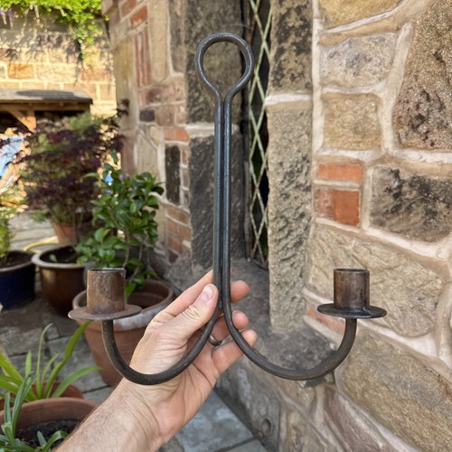 Rustic outdoor candlestick - rustic,