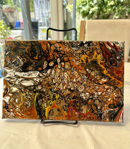 Original acrylic paint pouring - paint,