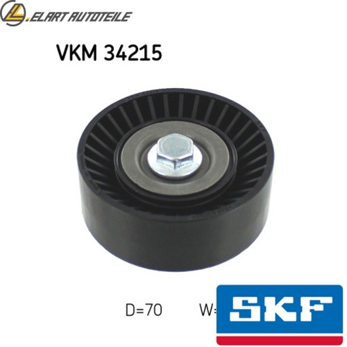 Idler guide pulley - , v-ribbed