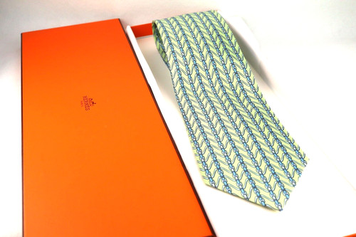 Hermes tie 5364 chain - tie, oa