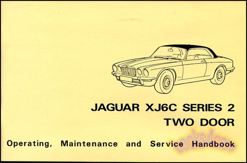 Xj6c jaguar manual - xj6c,