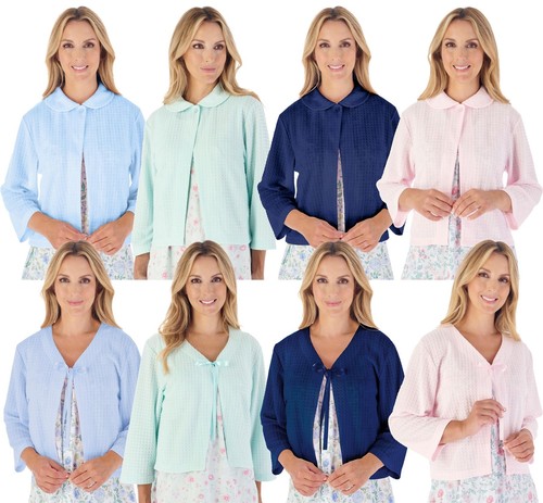 Slenderella waffle bed jacket - slenderella,
