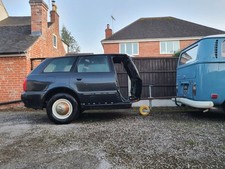 camping pod, teardrop caravan, project from half audi A4