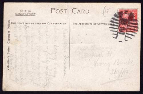 C1919 postcard with - c1919-20,