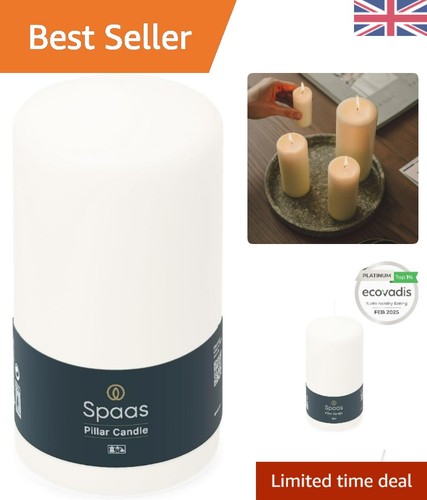 Hour unscented white pillar - unscented,