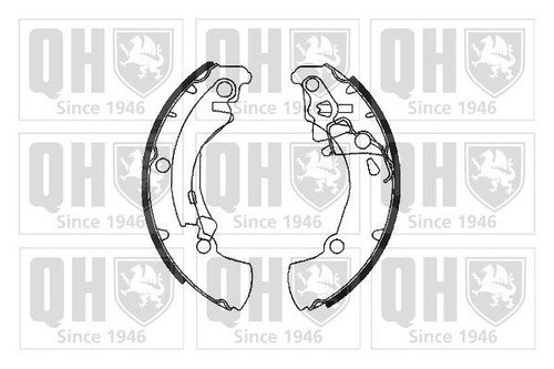 Brake shoe set rear - shoe,