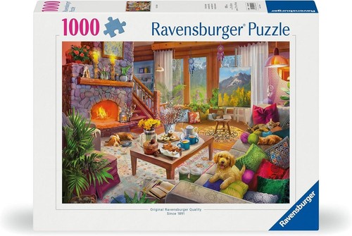 Cosy cabin puzzle1000 piece - cosy,