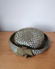 Vintage 1950s/60s Green Raffia