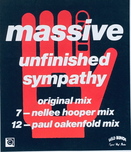Massive attack 1991 print - massive,