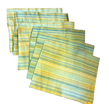 Set of 6 PLACEMATS Striped