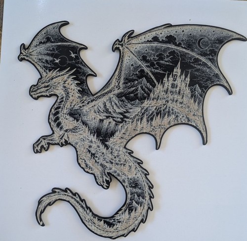 Handmade wooden dragon - dragon, wall