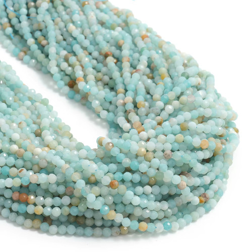 4mm faceted tiny beads - 2, 3