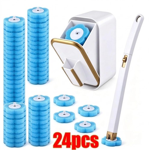 Disposable toilet brush - toilet,
