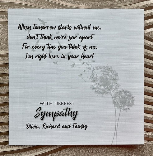 Personalised handmade card - handmade,