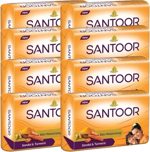 Santoor soap sandal and - soap,