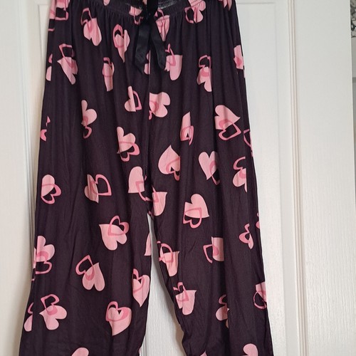 Black pink heart print - tu,