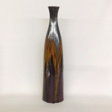 A Beautiful Tall Brown Vase By