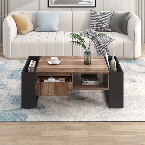 Rectangle coffee table wooden - coffee,