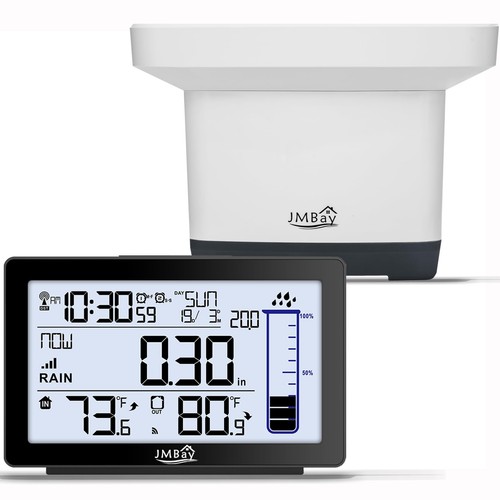 Digital rain gauge outdoor - digital,