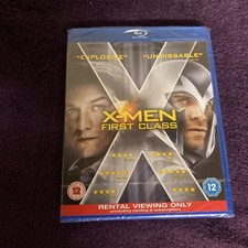 X-Men: First Class Blu-ray James Macavoy Brand New Sealed Rental Copy