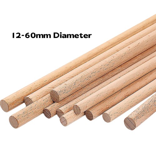 Beech wood dowels smooth rod - beech,