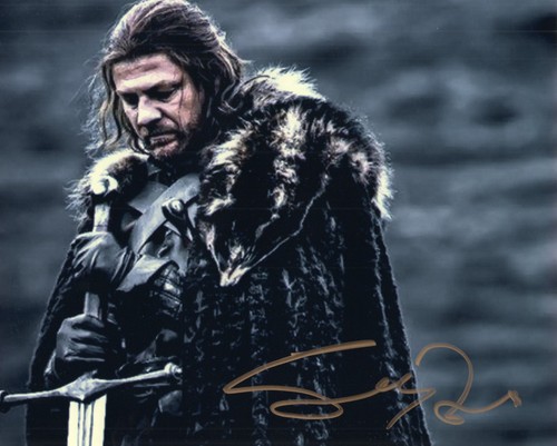 Sean bean signed lord eddard - bean,