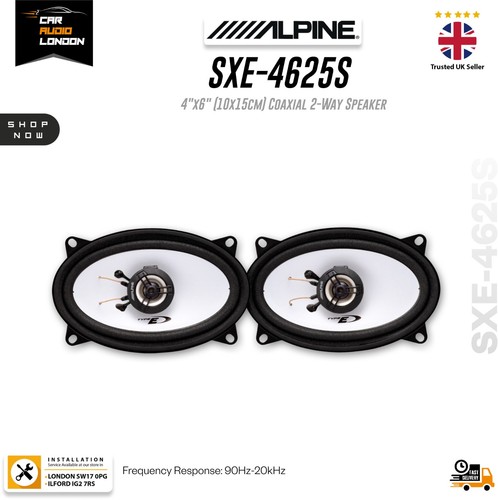 Alpine sxe 4625s - 4x6", coaxial