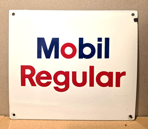 Vintage mobil regular gas - gas, pump