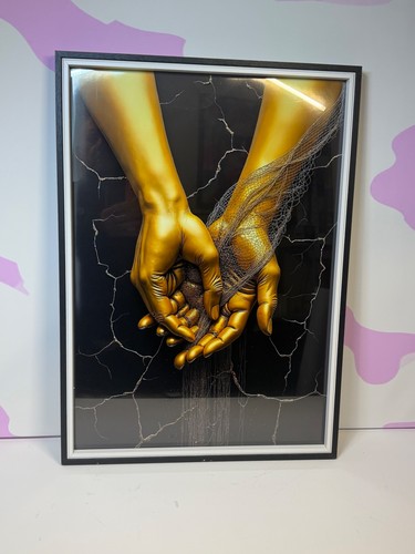 Banksy style loving - , art