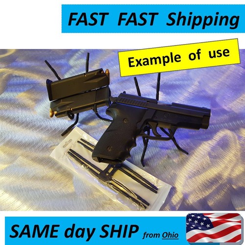 Gun display rack holders - gun,
