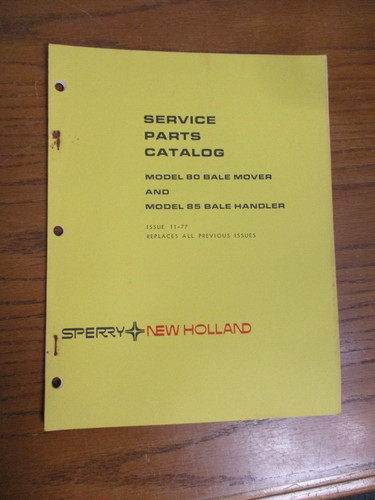 Service parts catalog sperry - service,