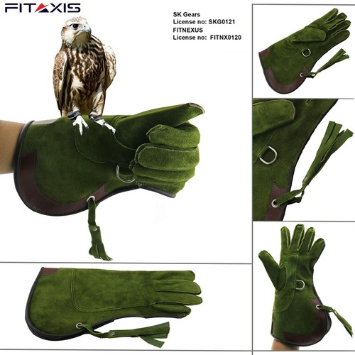 Falconry glove nubuck leather - nubuck,