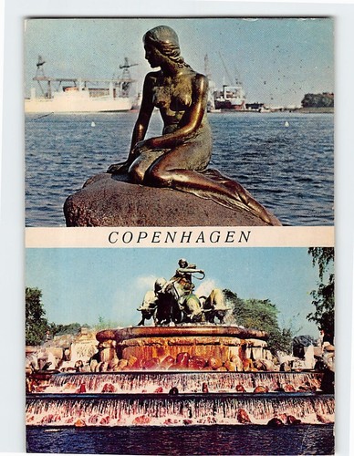 Postcard the little mermaid - little, &
