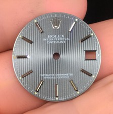 Stunning Rolex Ladies Datejust Mid Size Grey Tapestry Tritium Dial Ref 68000 Etc