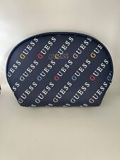 Guess Bag Cosmetic Travel Makeup Case Pouch Zip Up Blue ( 26x16cms )