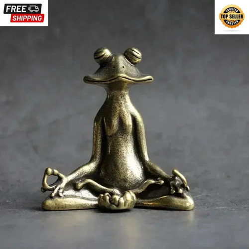 Antique brass meditation - antique,