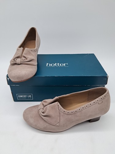 Hotter donna truffle brogue - truffle,
