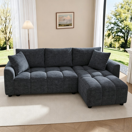 Seater shaped corner sofa - l-shaped,