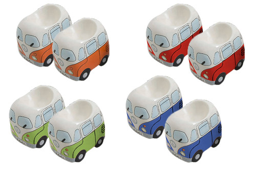 Campervan egg cups - campervan,